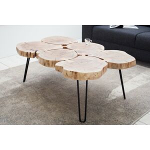LuxD Konferenční stolek z masivu Island II 115cm