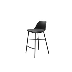 Furniria Designová barová židle Jeffery černá -  (RP)