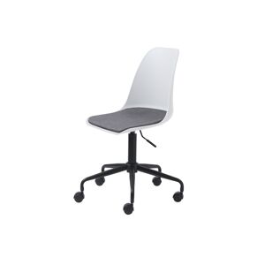 Furniria Designová kancelářská židle Jeffery bílá