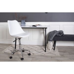 Norddan Designová kancelářská židle Maisha bílá - Skladem