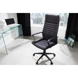 LuxD Designová kancelářská židle Roma černá