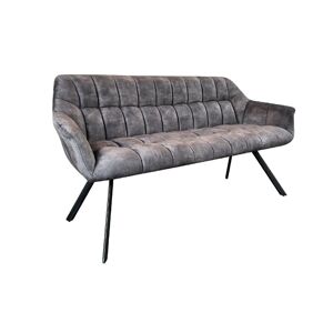 LuxD Designová lavice Vallerina 165 cm šedý samet