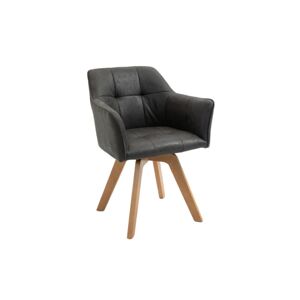 LuxD Designová otočná židle Galileo antik šedá