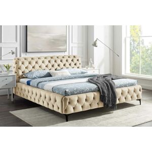 LuxD Designová postel Rococo 180 x 200 cm šampaňský samet