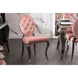 LuxD Designová stolička Rococo II růžová