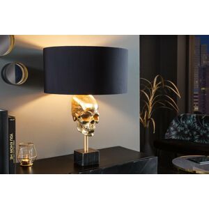 LuxD 26763 Designová stolní lampa Madigan 76 cm černo-zlatá