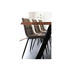 Norddan Designová židle Dominik světlehnědá