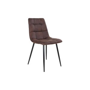Norddan Designová židle Dominik tmavě hnědá -  (RP)