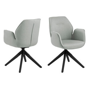Dkton Designová židle Ariella šedá - černá