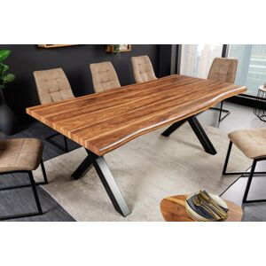 LuxD Designový jídelní stůl Kaniesa 200 cm vzor ořech - II. třída