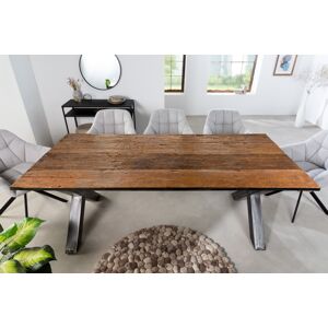 LuxD Designový jídelní stůl Shark X 220 cm recyklované dřevo