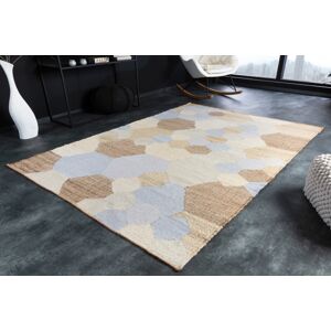 LuxD Designový koberec Sarina 230 x 160 cm béžovo-modrý