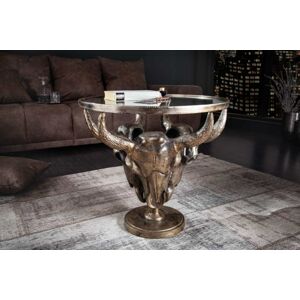 LuxD Designový konferenční stolek Randal 56 cm bronzový