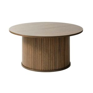 Furniria Designový konferenční stolek Vasiliy 90 cm kouřový dub