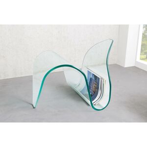LuxD Designový odkládací stolek Phantom 62 cm sklo