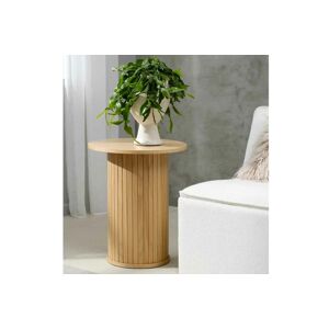 Furniria Designový odkládací stolek Vasiliy 50 cm přírodní dub
