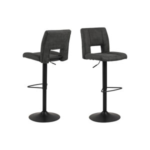 Dkton Designová barová židle Nerine antracitová