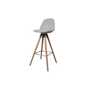 Dkton Designová pultová stolička Nerea šedá