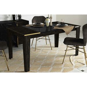 Sofahouse Dizajnový jedálenský stôl Sakeena 145 cm čierny