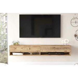 Sofahouse Dizajnový nástenný TV stolík Idonia 180 cm borovica