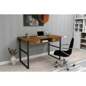 Sofahouse Dizajnový písací stôl Daemyn 120 cm vzor orech