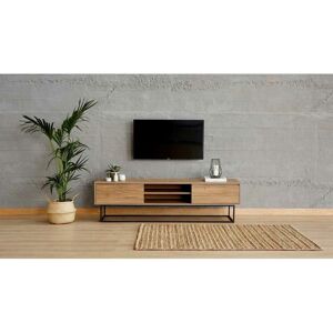 Sofahouse Dizajnový TV stolík Barney 180 cm vzor orech