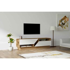 Sofahouse Dizajnový TV stolík Basye 160 cm orech biely
