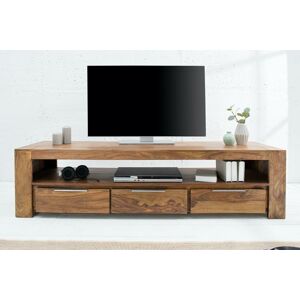 LuxD Luxusní TV stolek Timber masiv 170 cm - II. třída