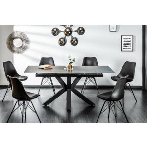 LuxD Designový jídelní stůl Zariah, 180-225 cm, láva