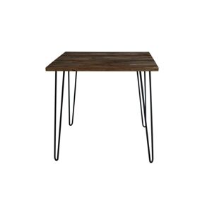 LuxD Jídelní stůl Anaya, 80 cm, hnědý