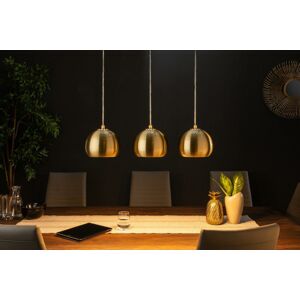 LuxD 21325 Designová závěsná lampa Giovani 3 zlatá -  (RP) závěsné svítidlo