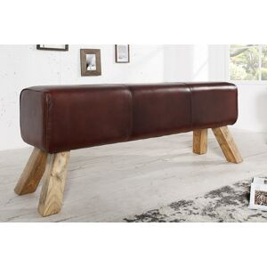 LuxD Designová lavice Horse 100 cm pravá kůže