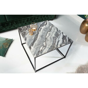 LuxD Designový konferenční stolek Factor 50 cm mramor šedý