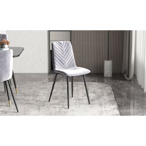 LuxD Designová stolička Argentinas šedá